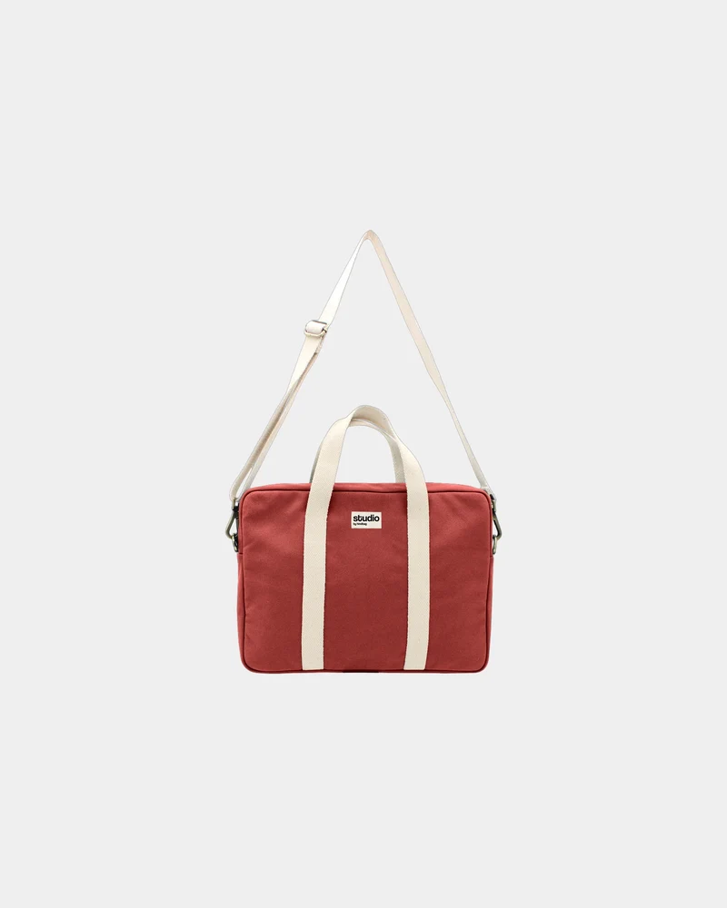 Sac ordinateur coton bio Studio by Hindbag Luis à personnaliser