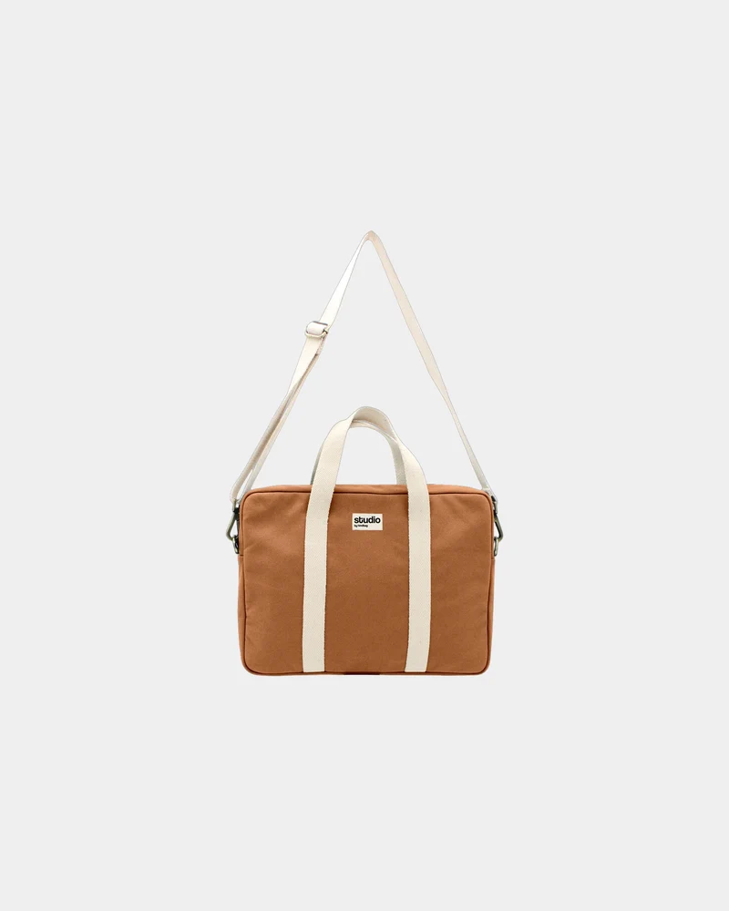 Sac ordinateur coton bio Studio by Hindbag Luis à personnaliser