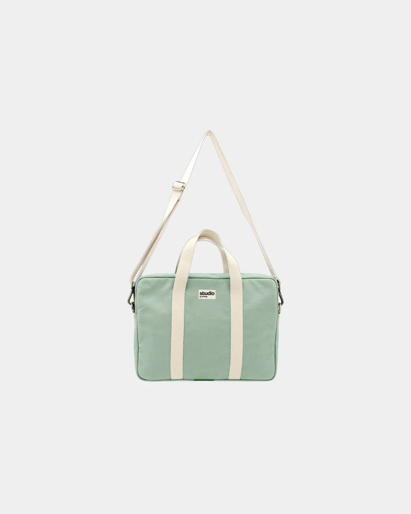 Sac ordinateur coton bio Studio by Hindbag Luis à personnaliser