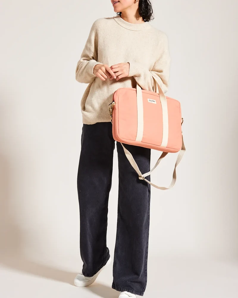 Sac ordinateur coton bio Studio by Hindbag Luis à personnaliser