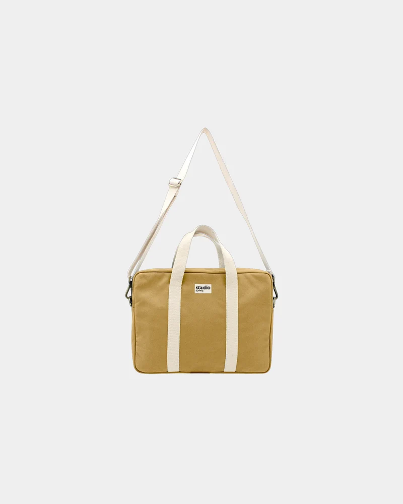 Sac ordinateur coton bio Studio by Hindbag Luis à personnaliser