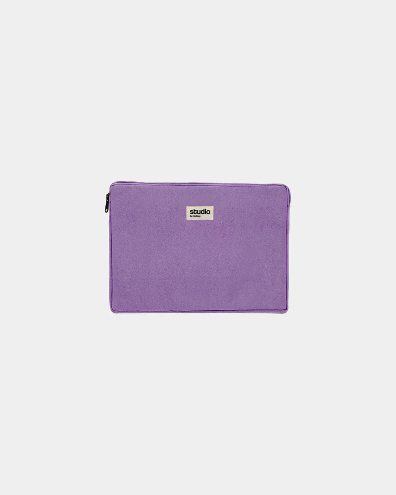 Housse ordinateur coton bio Hindbag Léo 13" à personnaliser