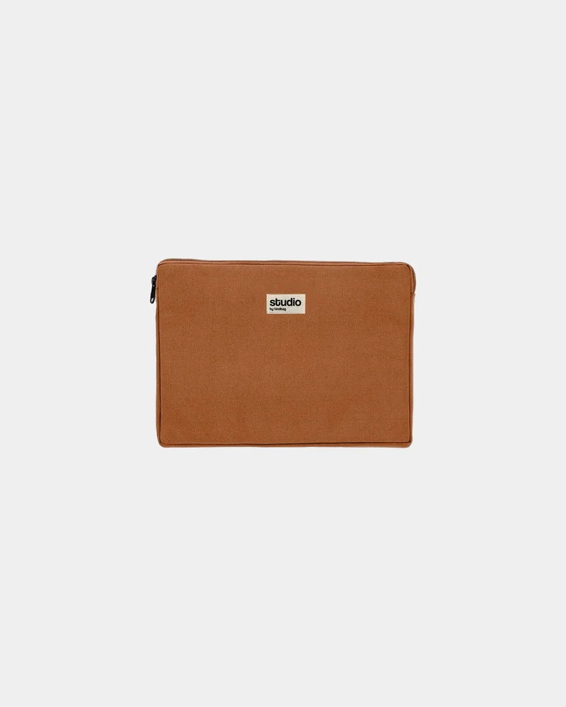 Housse ordinateur coton bio Hindbag Léo 15" à personnaliser