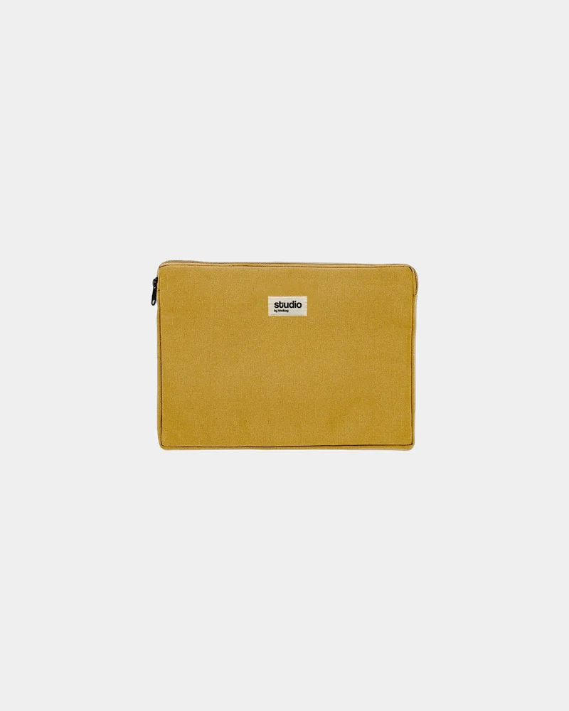 Housse ordinateur coton bio Hindbag Léo 15" à personnaliser