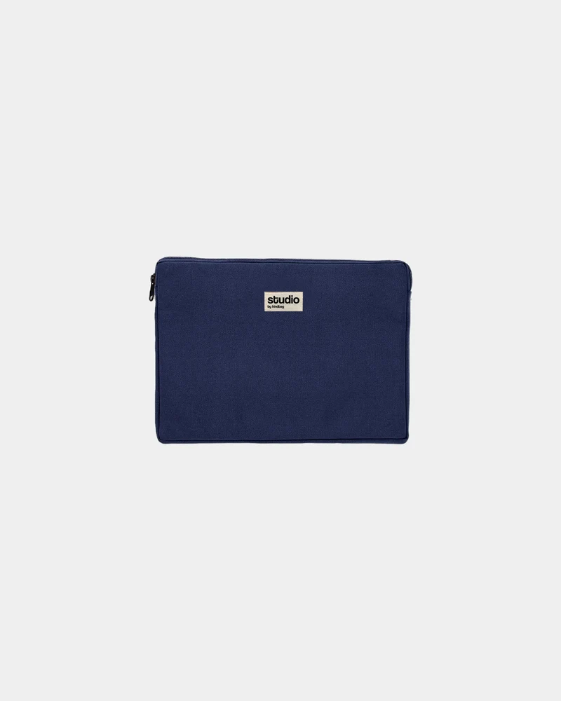 Housse ordinateur coton bio Hindbag Léo 15" à personnaliser