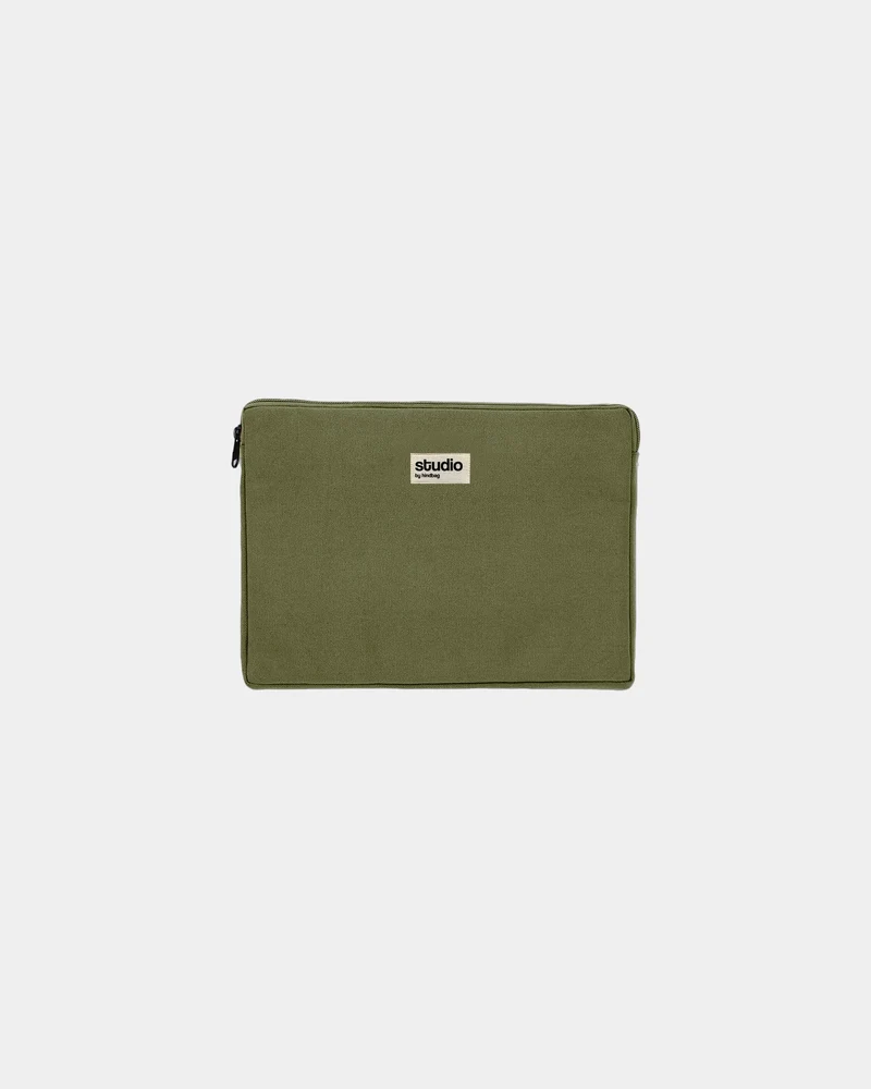 Housse ordinateur coton bio Hindbag Léo 15" à personnaliser