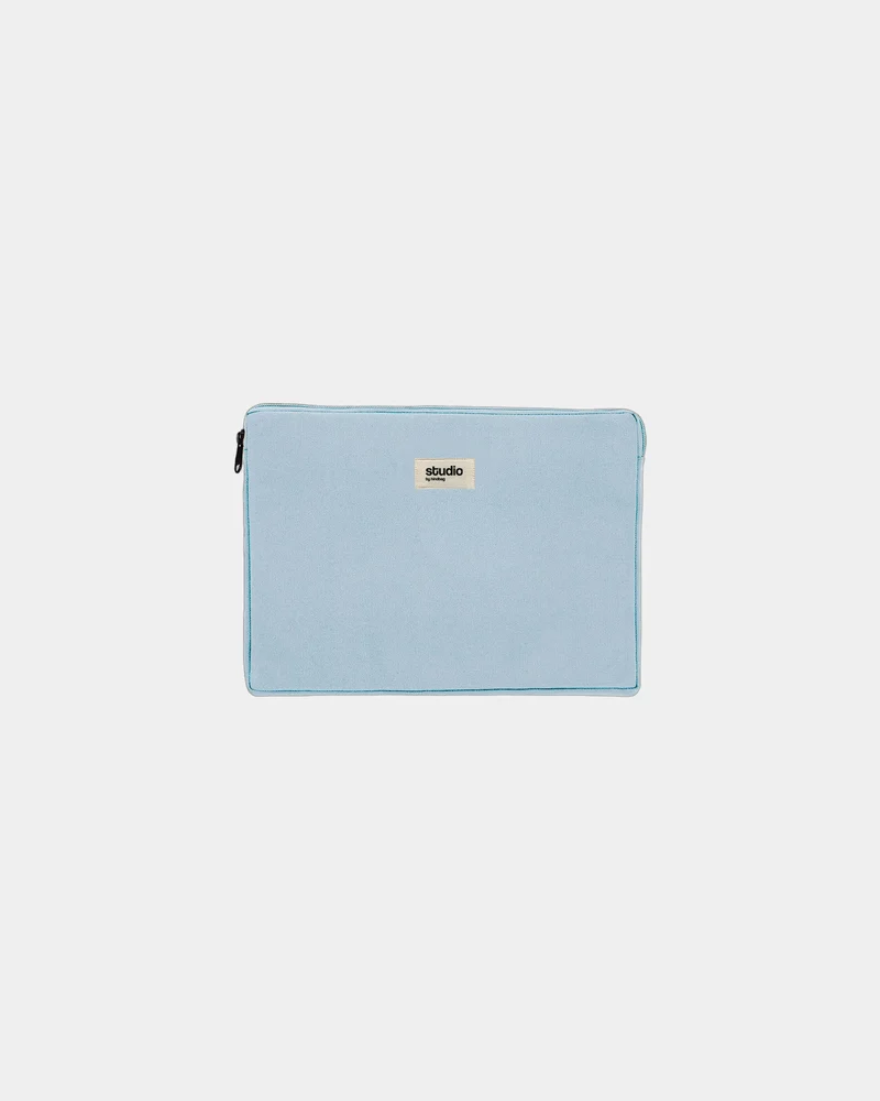 Housse ordinateur coton bio Hindbag Léo 15" à personnaliser