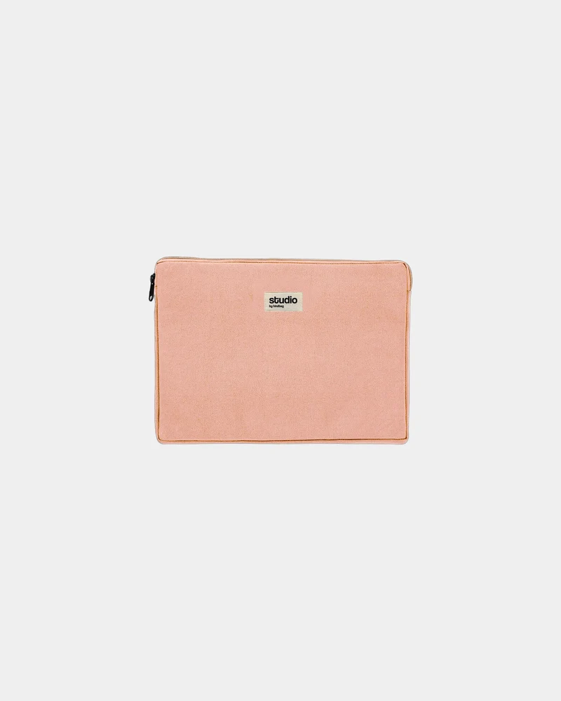 Housse ordinateur coton bio Hindbag Léo 15" à personnaliser