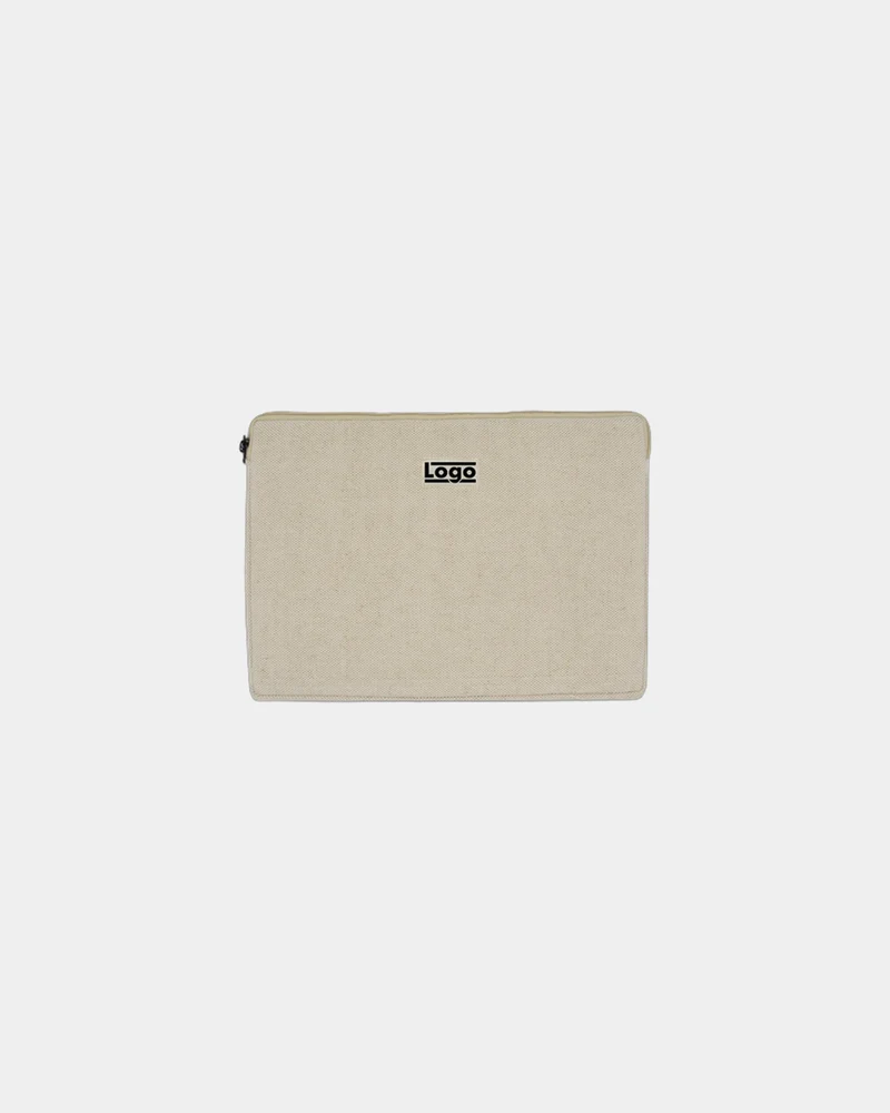 Housse ordinateur coton bio Hindbag Léo 15" à personnaliser