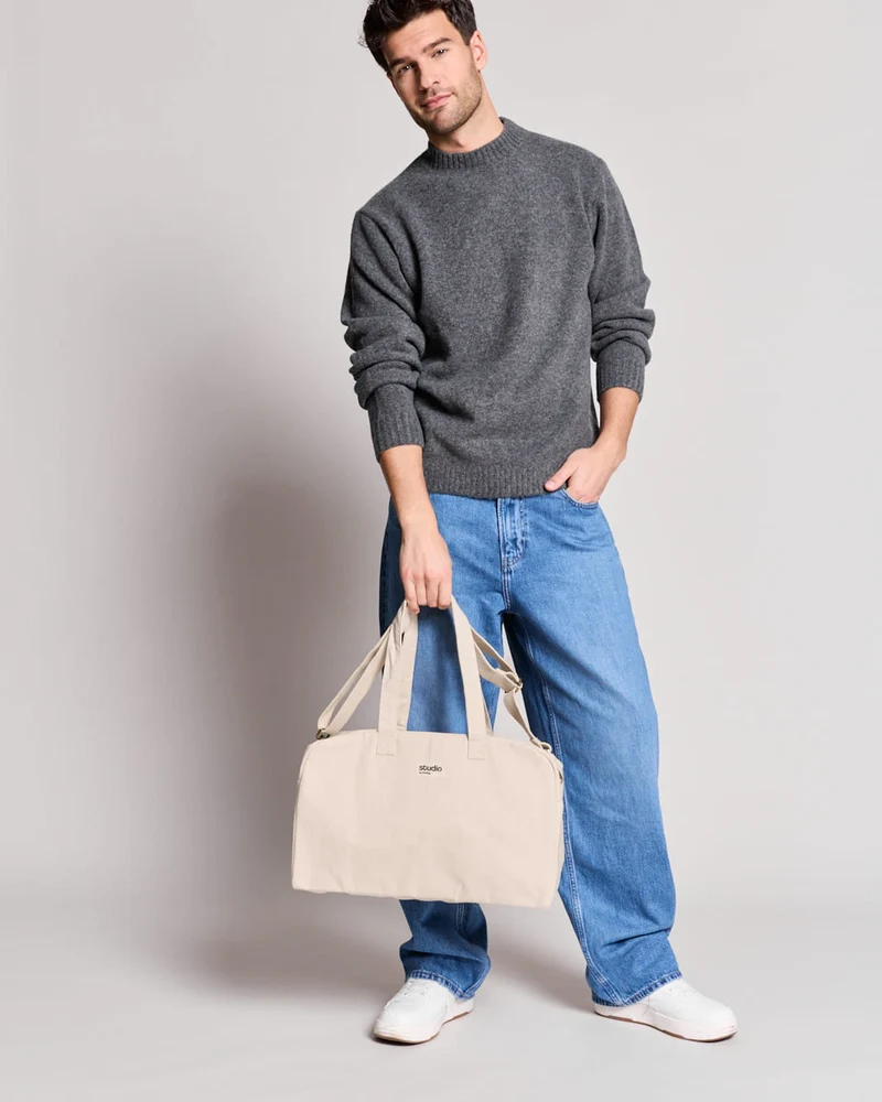 Sac de sport coton bio Studio by Hindbag Hugo à personnaliser