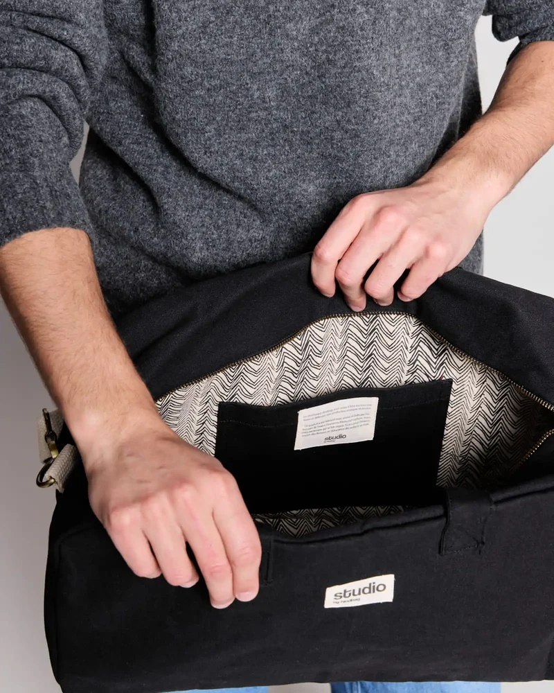 Sac de sport coton bio Studio by Hindbag Hugo à personnaliser