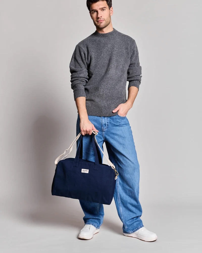 Sac de sport coton bio Studio by Hindbag Hugo à personnaliser