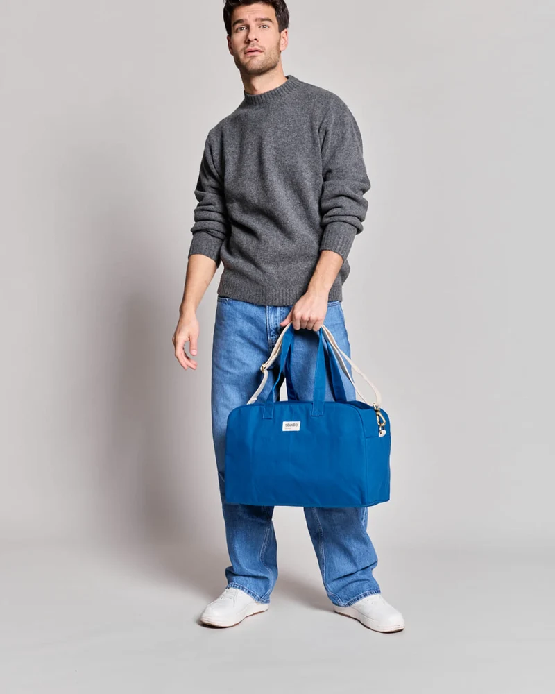 Sac de sport coton bio Studio by Hindbag Hugo à personnaliser
