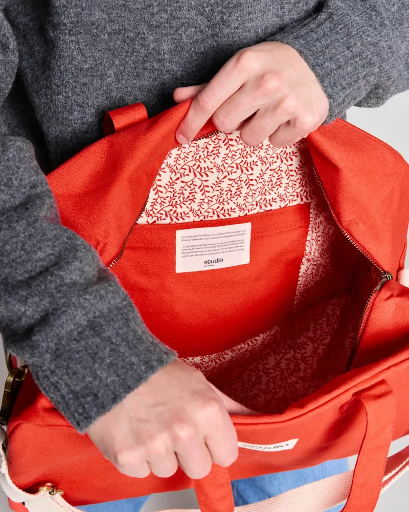 Sac de sport coton bio Studio by Hindbag Hugo à personnaliser