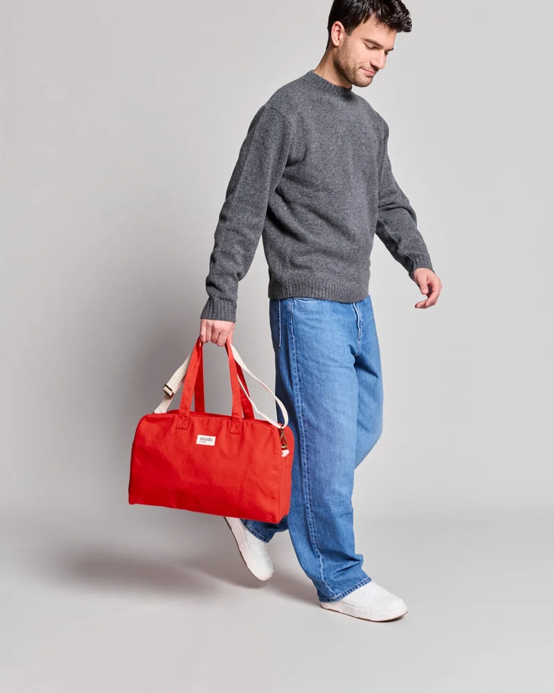 Sac de sport coton bio Studio by Hindbag Hugo à personnaliser