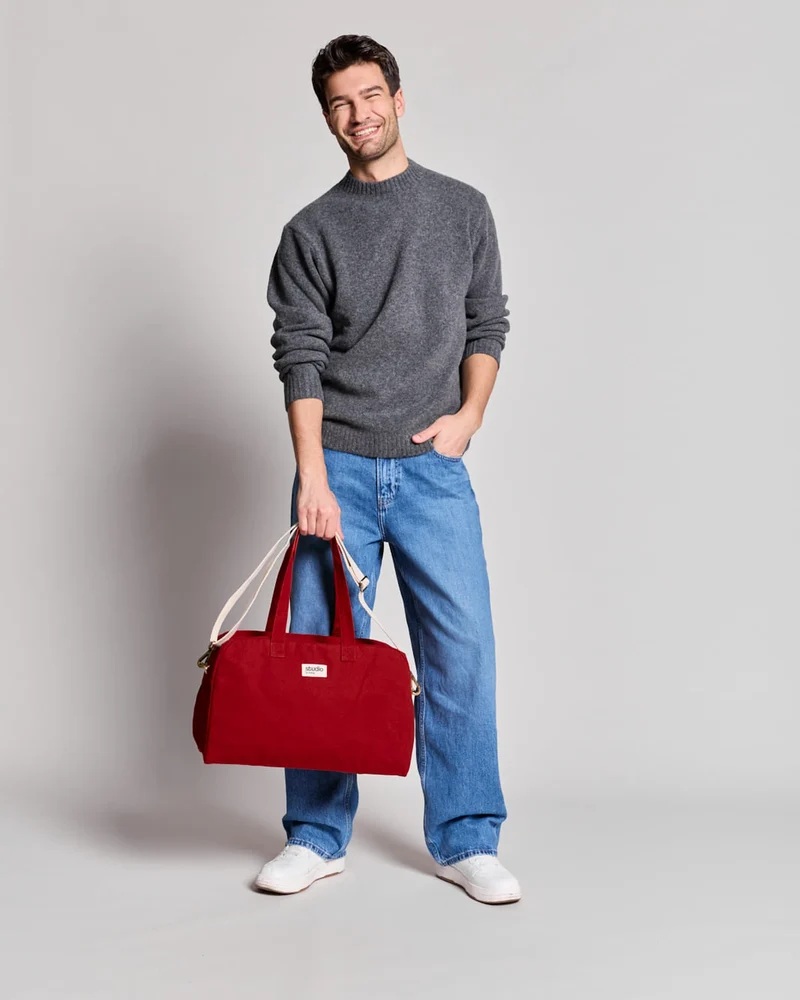Sac de sport coton bio Studio by Hindbag Hugo à personnaliser