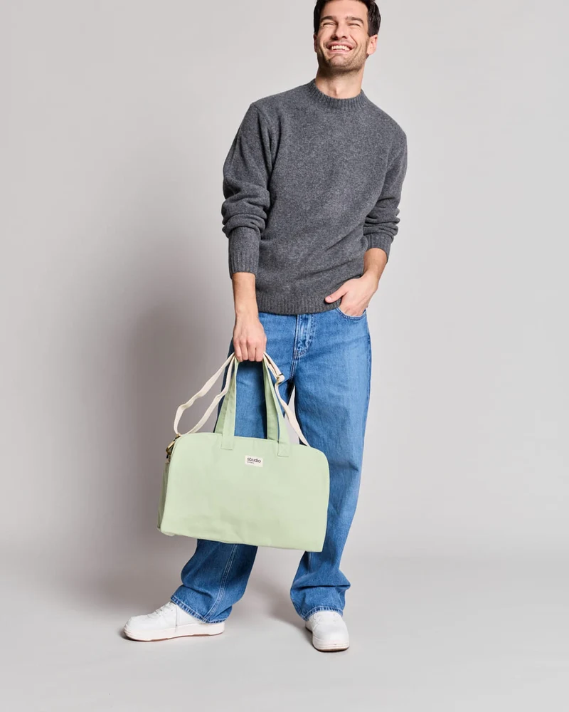 Sac de sport coton bio Studio by Hindbag Hugo à personnaliser