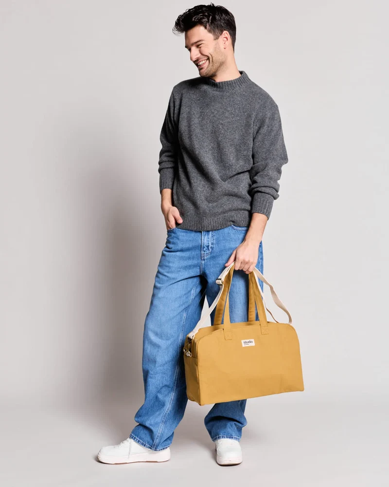 Sac de sport coton bio Studio by Hindbag Hugo à personnaliser