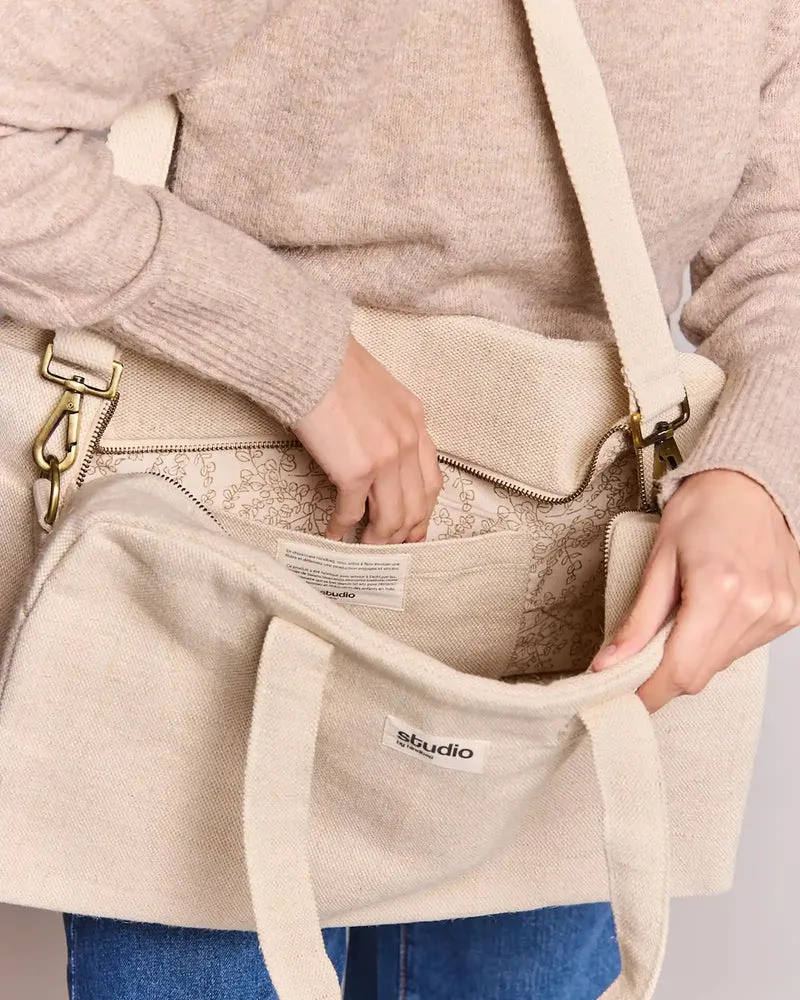 Sac de sport coton bio Studio by Hindbag Hugo à personnaliser