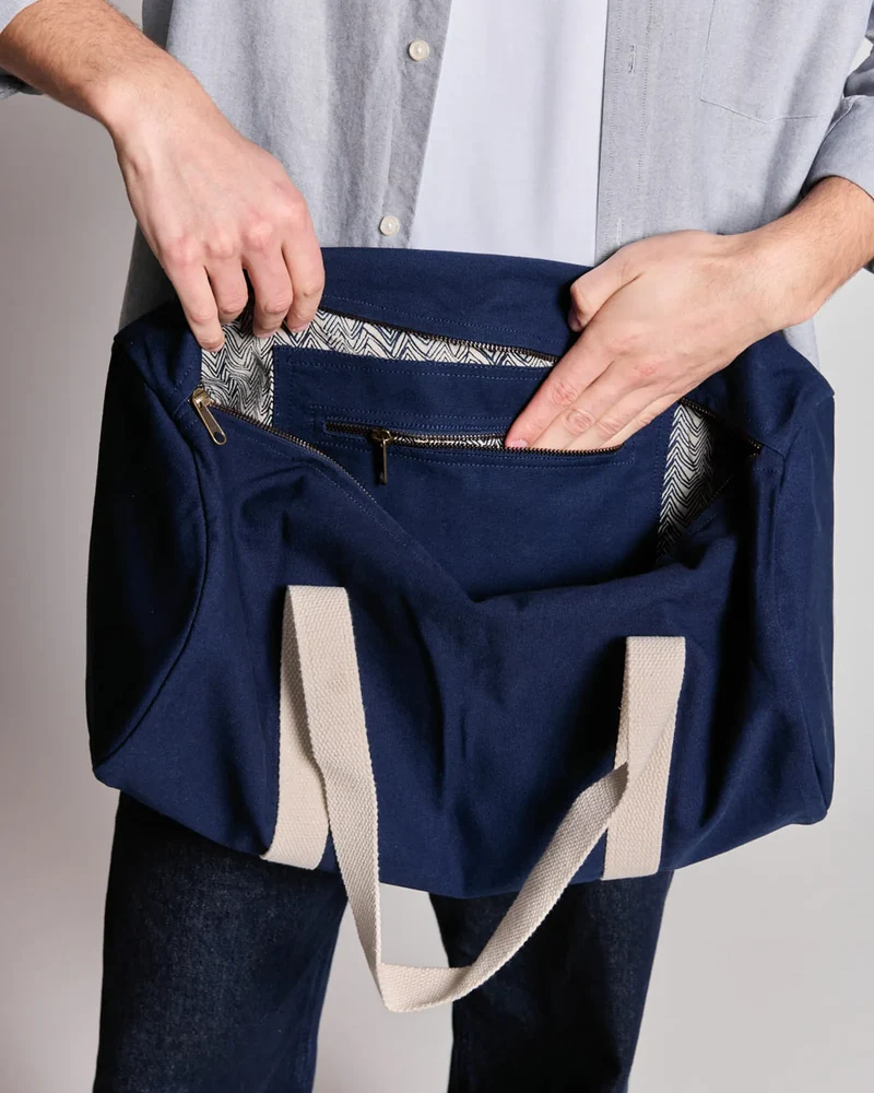 Sac polochon coton bio Studio by Hindbag Sam à personnaliser
