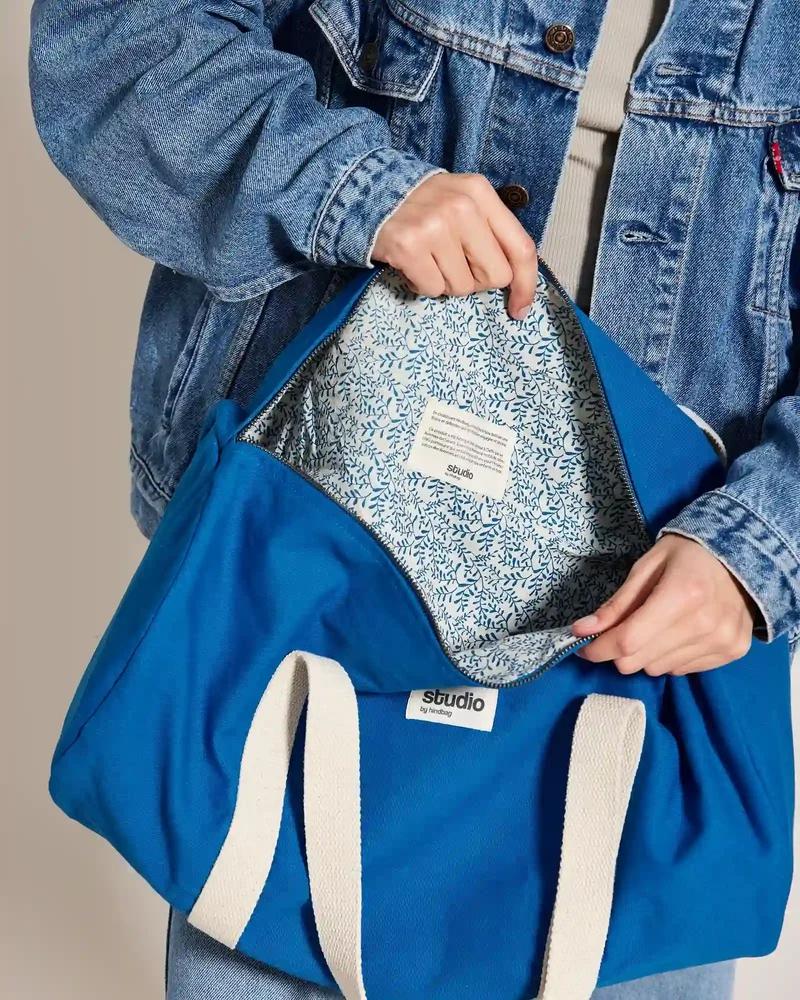Sac polochon coton bio Studio by Hindbag Sam à personnaliser
