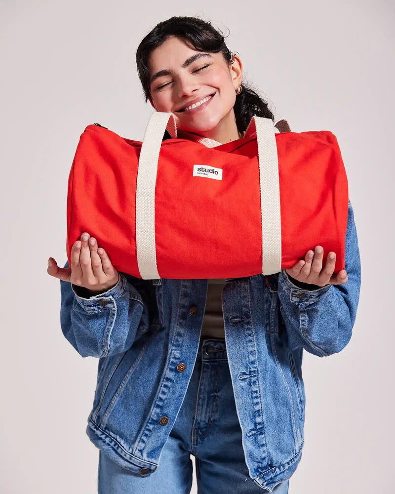 Sac polochon coton bio Studio by Hindbag Sam à personnaliser