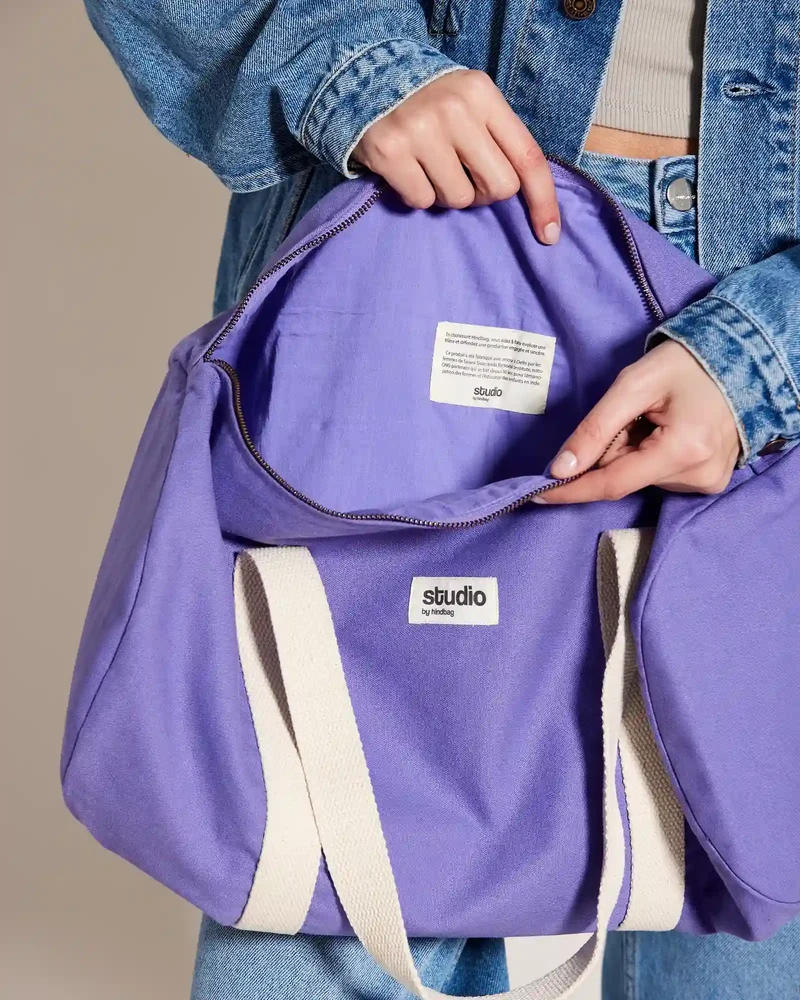 Sac polochon coton bio Studio by Hindbag Sam à personnaliser