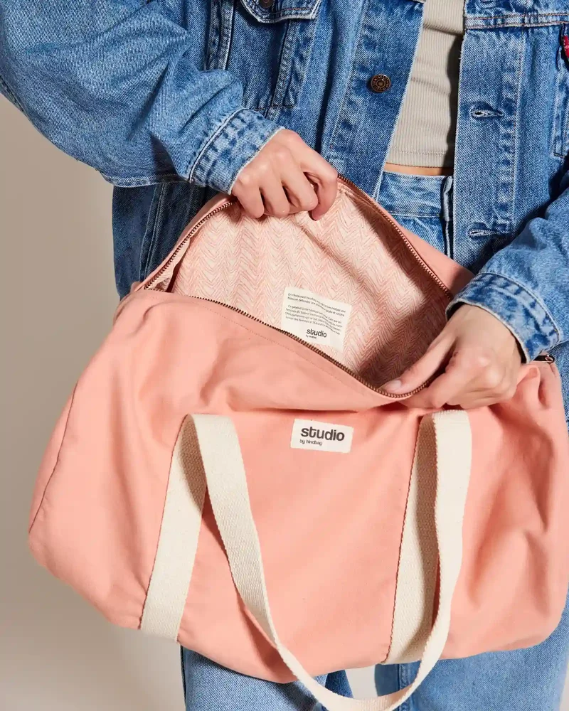 Sac polochon coton bio Studio by Hindbag Sam à personnaliser