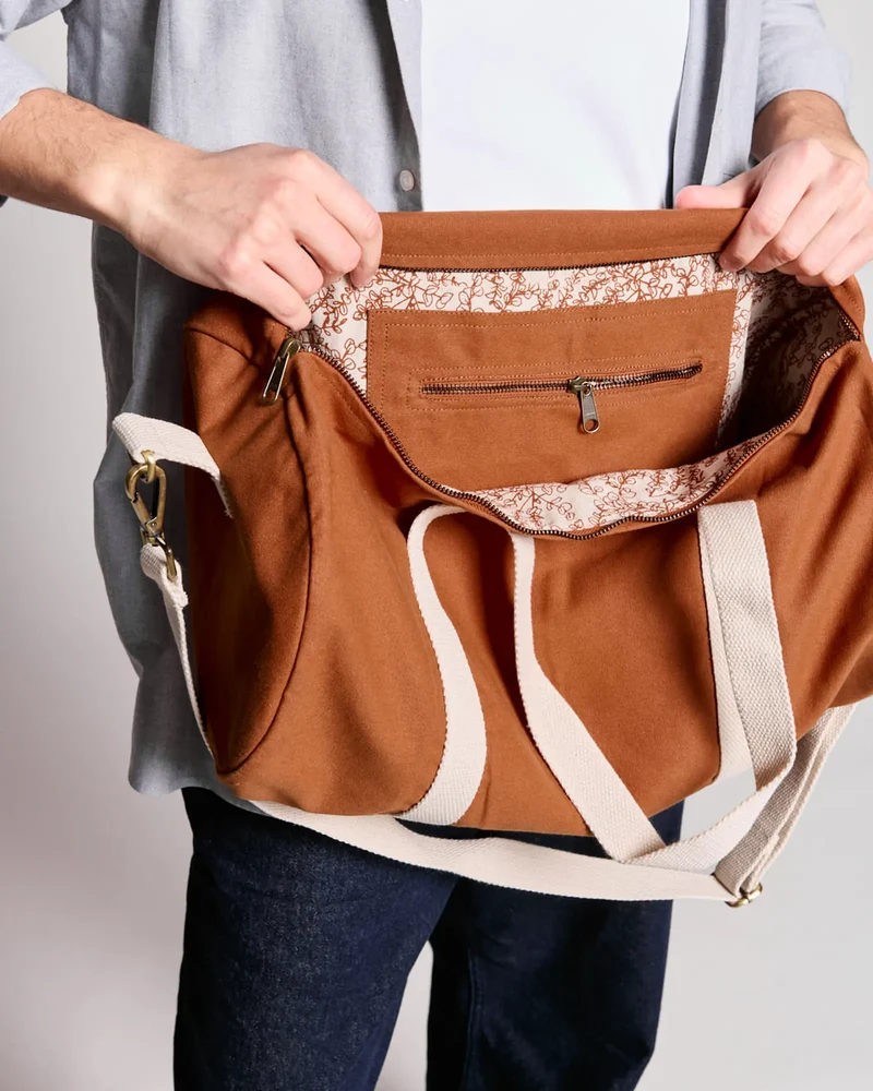 Sac polochon coton bio Studio by Hindbag Sam à personnaliser