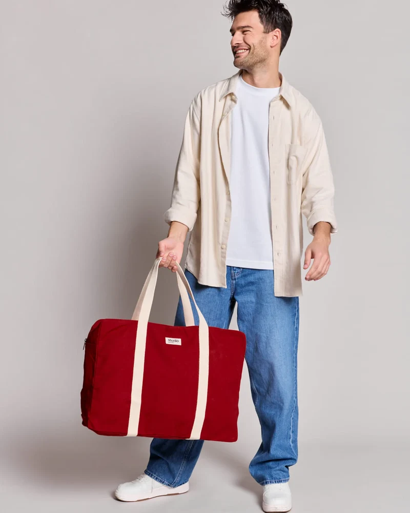 Sac de voyage coton bio Studio by Hindbag Gabriel à personnaliser