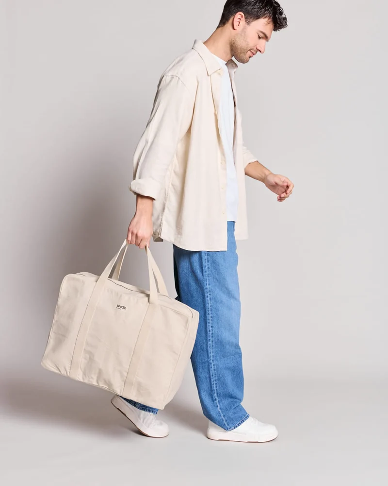 Sac de voyage coton bio Studio by Hindbag Gabriel à personnaliser