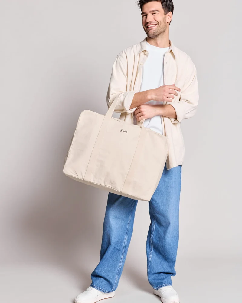 Sac de voyage coton bio Studio by Hindbag Gabriel à personnaliser