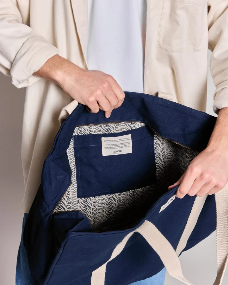 Sac de voyage coton bio Studio by Hindbag Gabriel à personnaliser