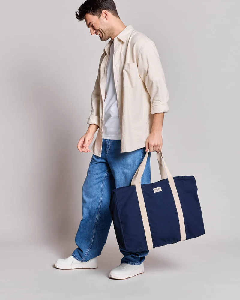 Sac de voyage coton bio Studio by Hindbag Gabriel à personnaliser