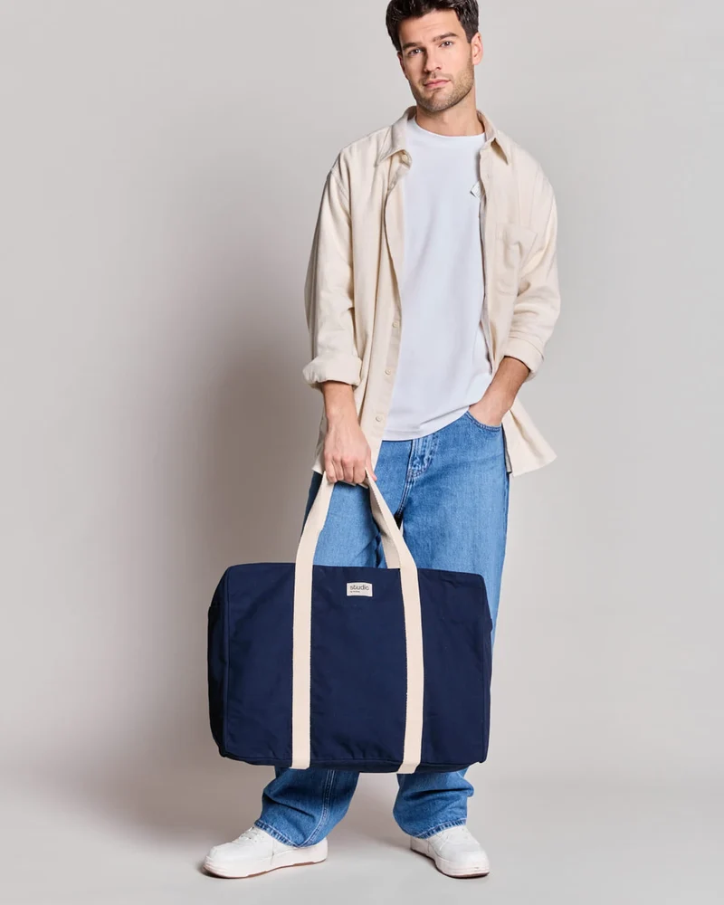 Sac de voyage coton bio Studio by Hindbag Gabriel à personnaliser