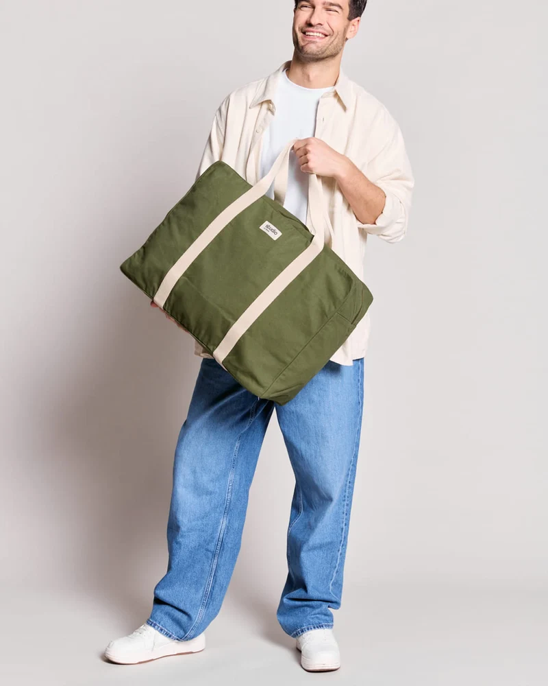 Sac de voyage coton bio Studio by Hindbag Gabriel à personnaliser
