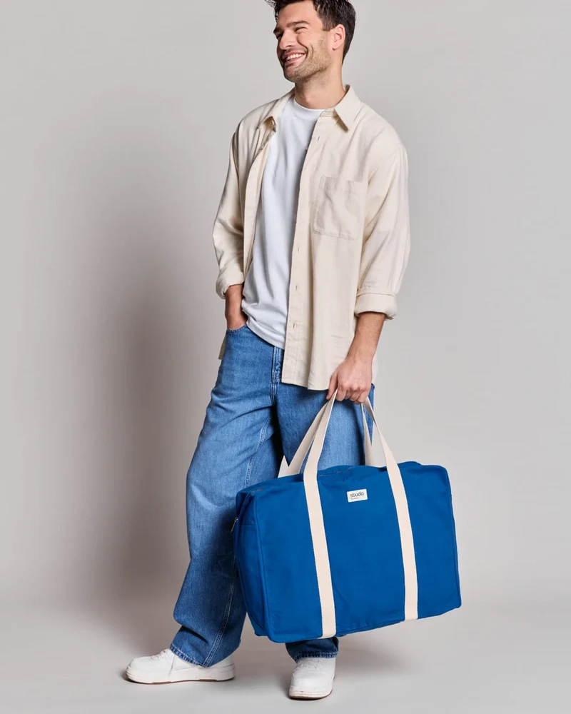 Sac de voyage coton bio Studio by Hindbag Gabriel à personnaliser
