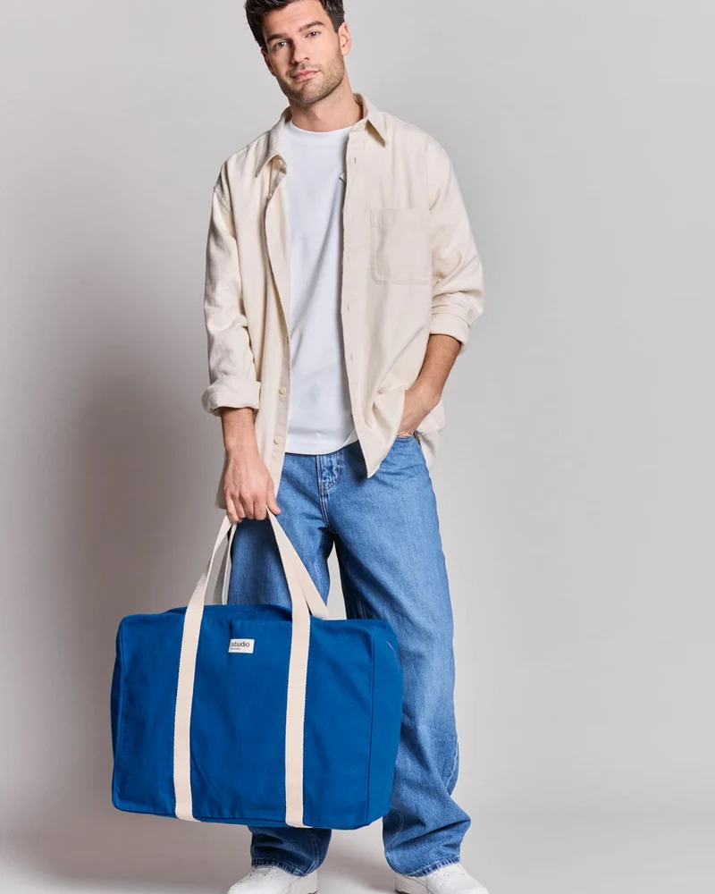 Sac de voyage coton bio Studio by Hindbag Gabriel à personnaliser