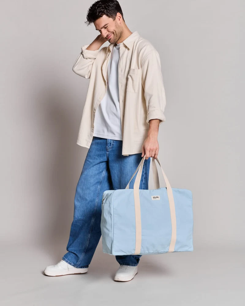 Sac de voyage coton bio Studio by Hindbag Gabriel à personnaliser