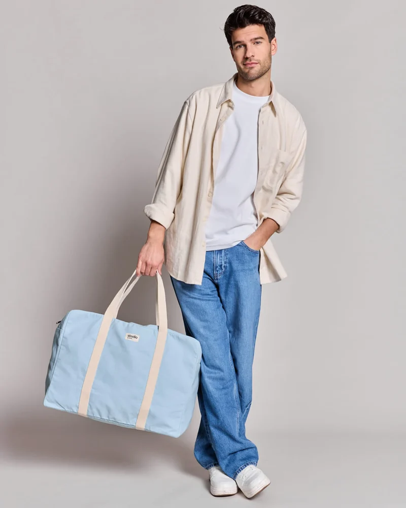 Sac de voyage coton bio Studio by Hindbag Gabriel à personnaliser