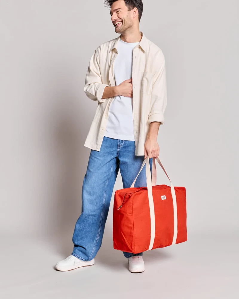 Sac de voyage coton bio Studio by Hindbag Gabriel à personnaliser