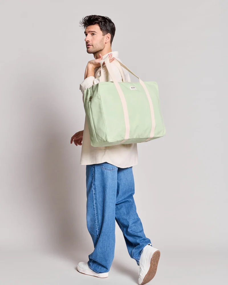 Sac de voyage coton bio Studio by Hindbag Gabriel à personnaliser