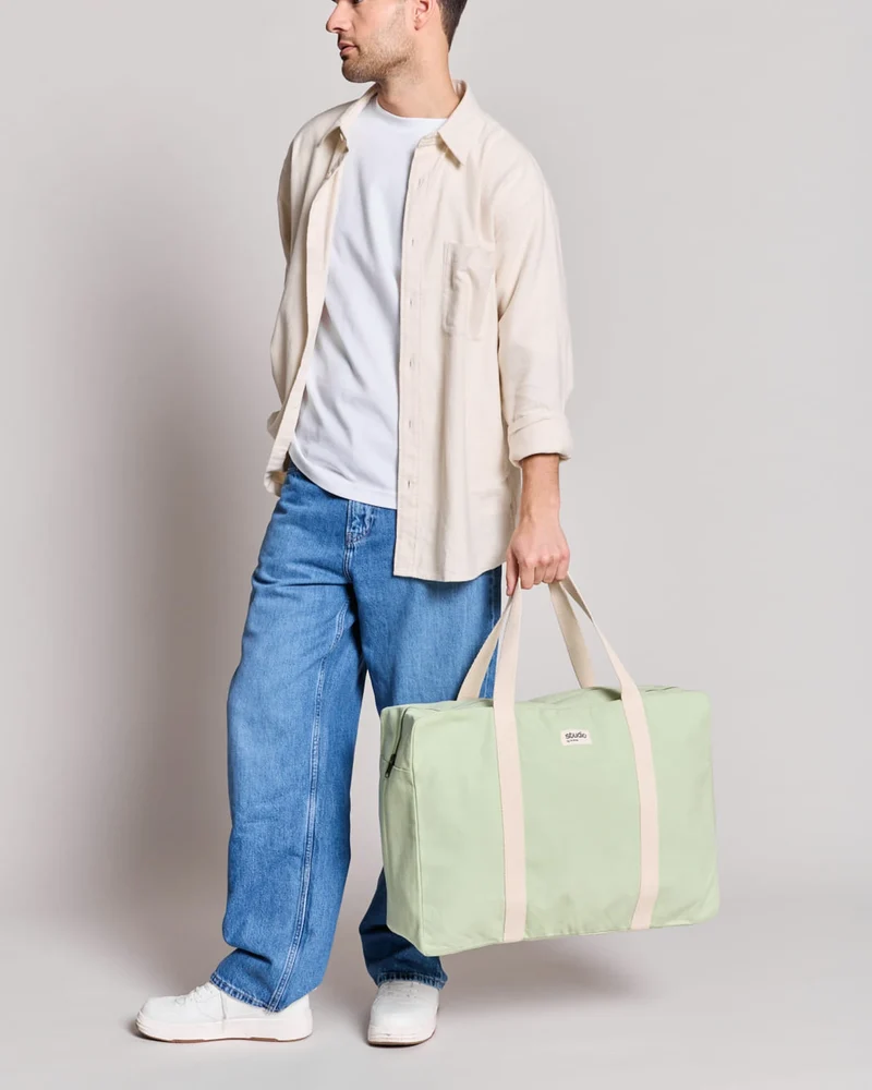 Sac de voyage coton bio Studio by Hindbag Gabriel à personnaliser