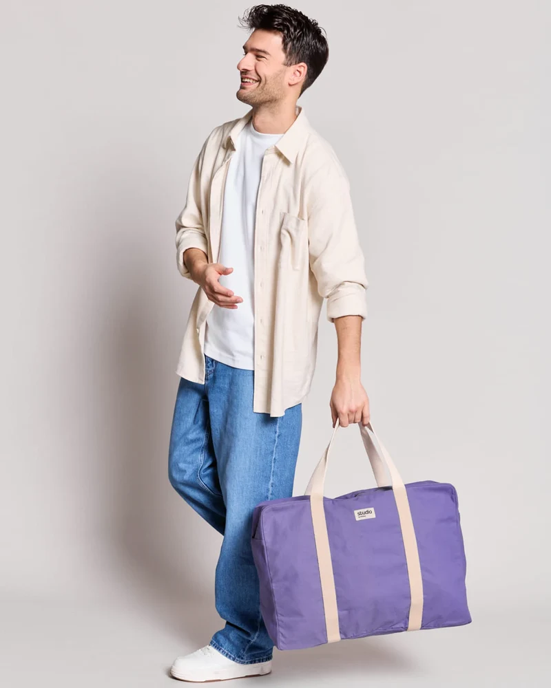 Sac de voyage coton bio Studio by Hindbag Gabriel à personnaliser