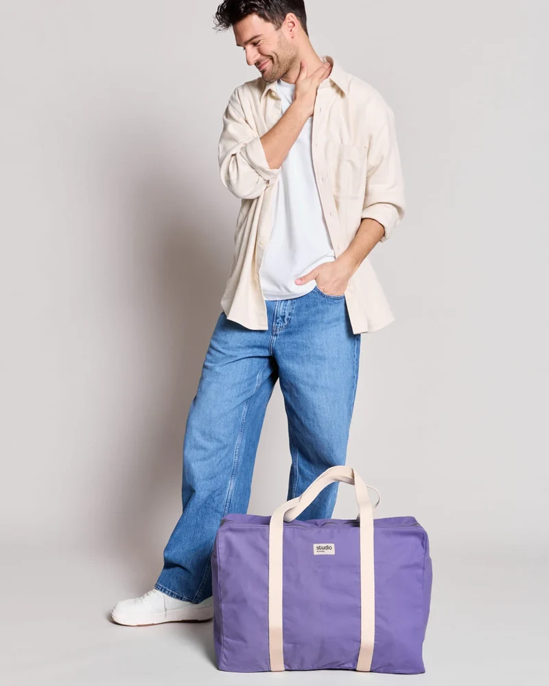 Sac de voyage coton bio Studio by Hindbag Gabriel à personnaliser
