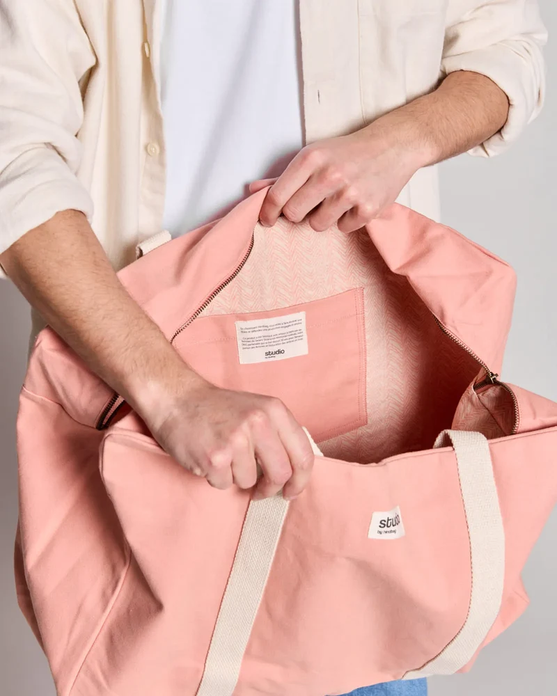 Sac de voyage coton bio Studio by Hindbag Gabriel à personnaliser
