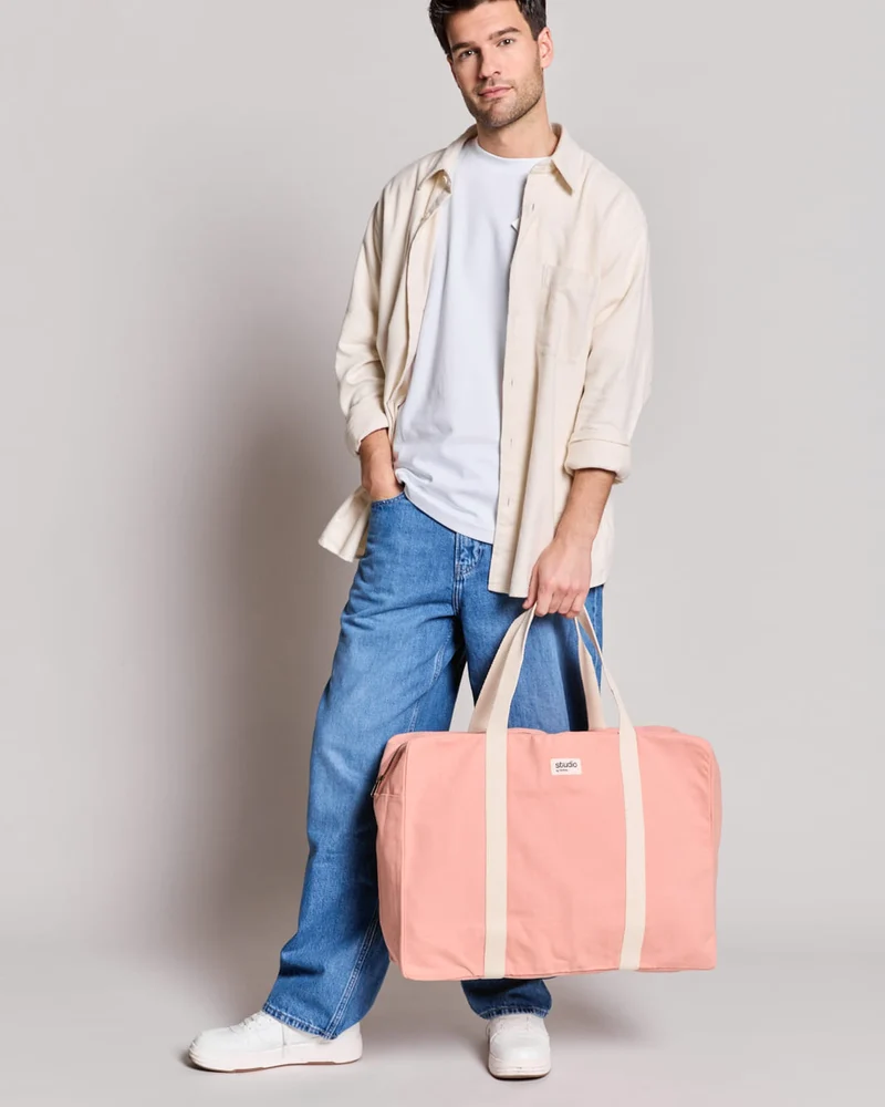 Sac de voyage coton bio Studio by Hindbag Gabriel à personnaliser