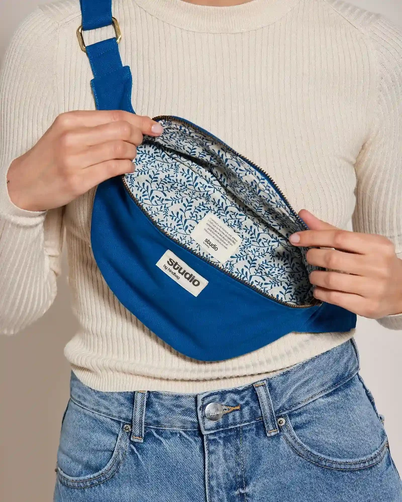 Sac banane coton bio Studio by Hindbag Valentine à personnaliser