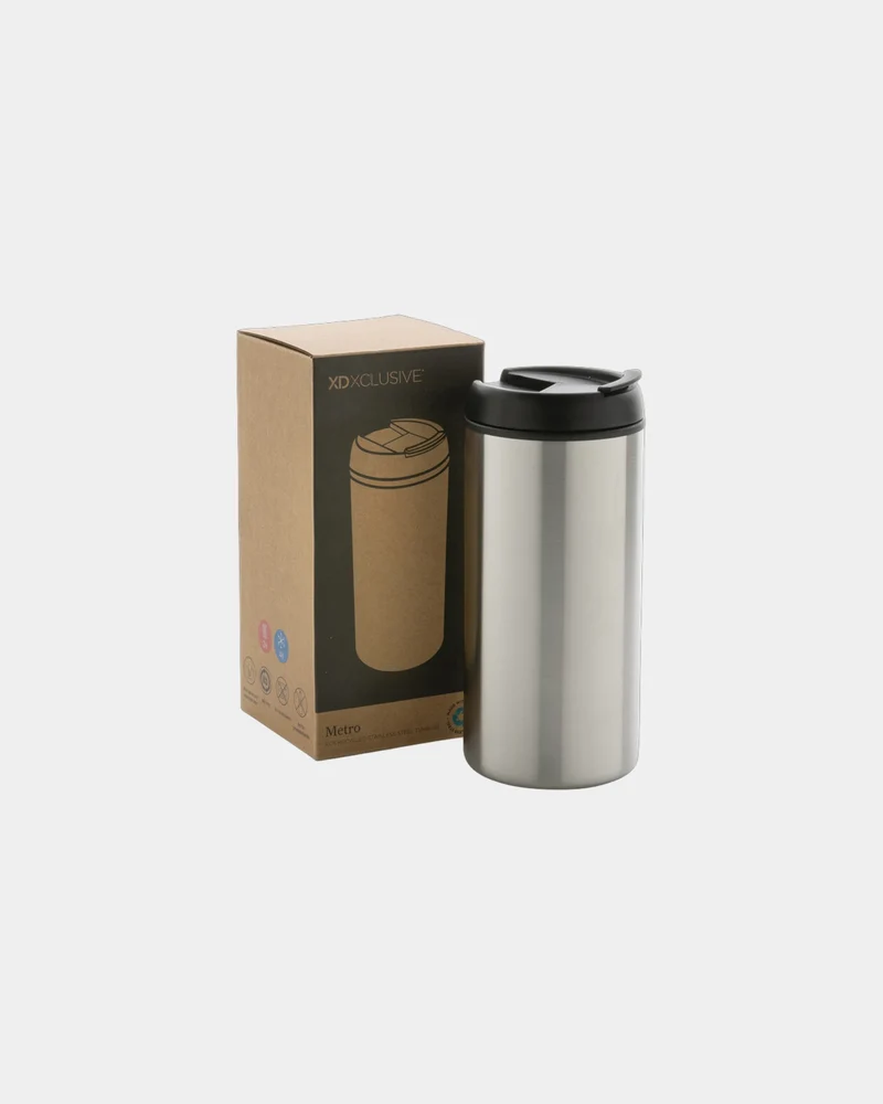 Mug acier inoxydable recyclé 300ml à personnaliser