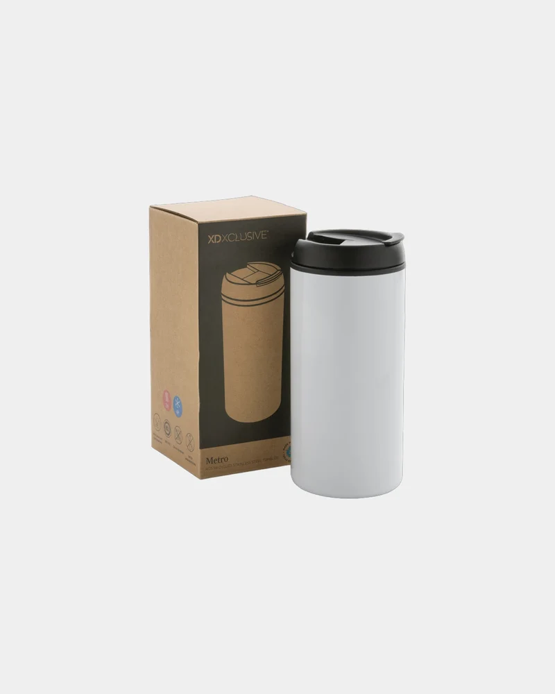 Mug acier inoxydable recyclé 300ml à personnaliser